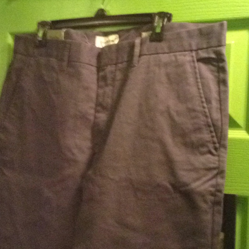 GREY STRAIGHT LEG TROUSERS
